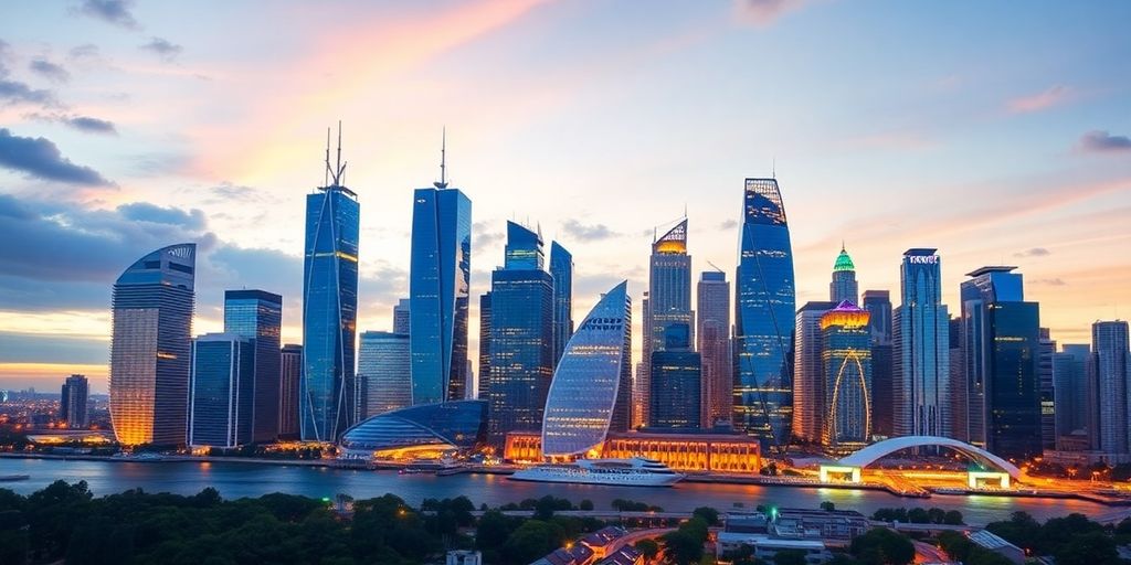 Modern Australian skyline illustrating managed services industry growth.