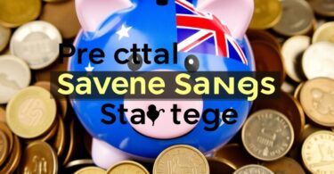 Piggy bank with coins, illustrating smart saving tips.