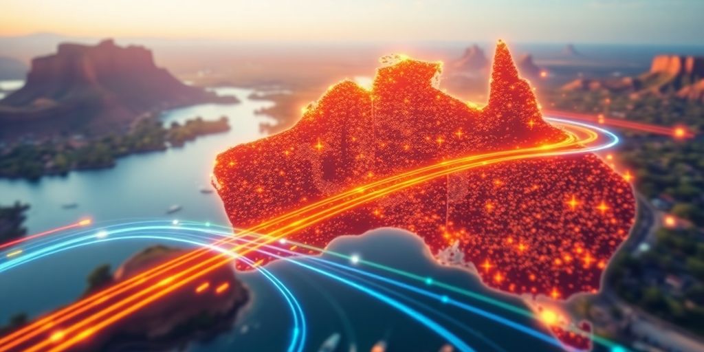 Australian internet speed visualisation