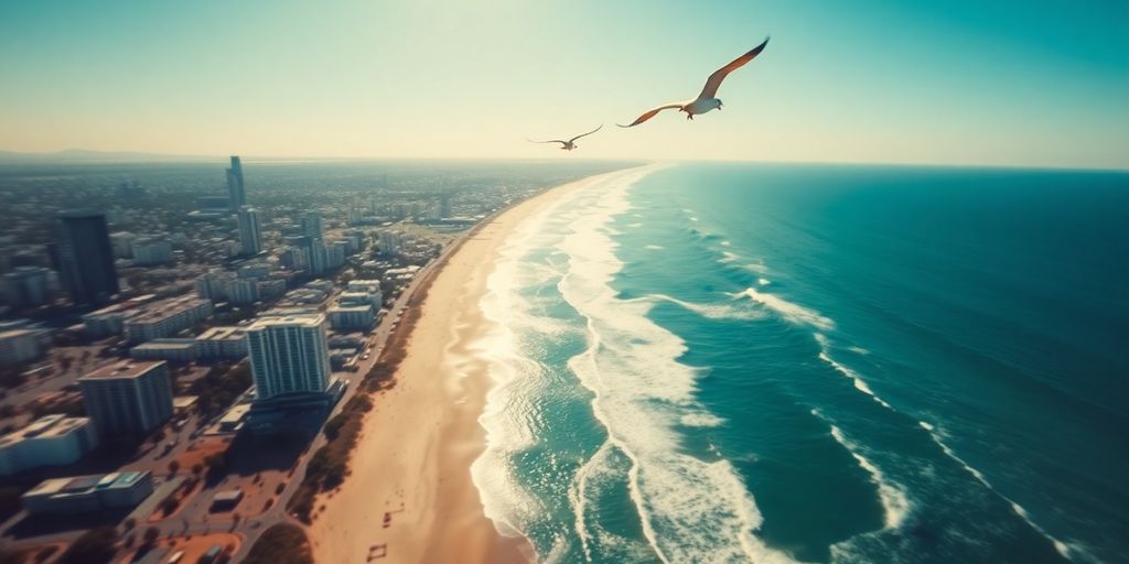 Australian landscape with fast internet.