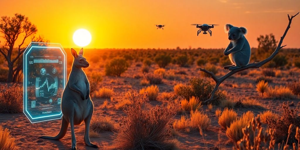 Outback tech, koala coder, kangaroo innovation.