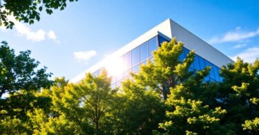 Modern Australian IT company office building.