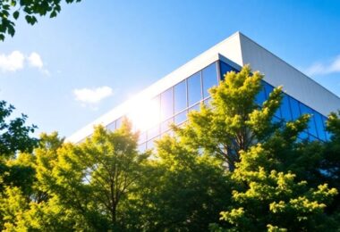 Modern Australian IT company office building.