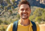 A healthy Australian person outdoors.