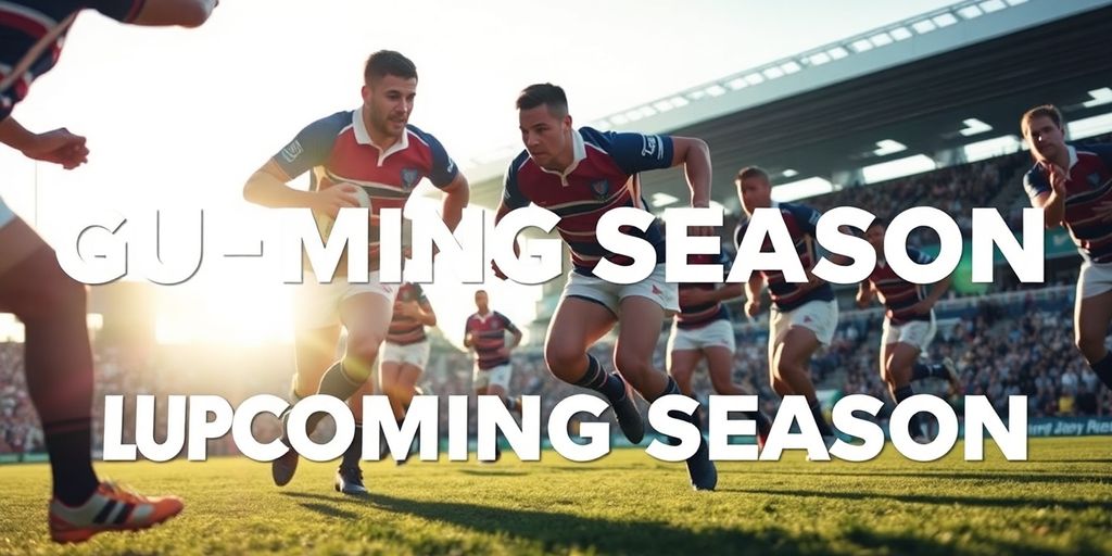 Rugby league players in action during a match.