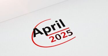Calendar with 2025 highlighted.