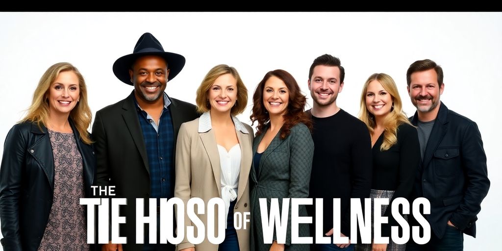 The House of Wellness cast members posing together.