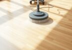 Tineco S6 floor washer cleaning a wooden floor.