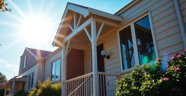 Australian house with income spread.