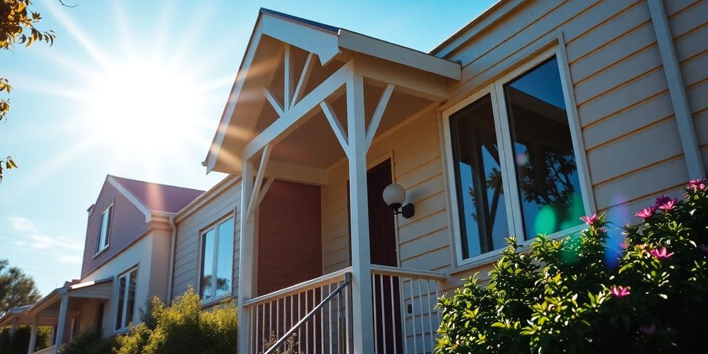 Australian house with income spread.