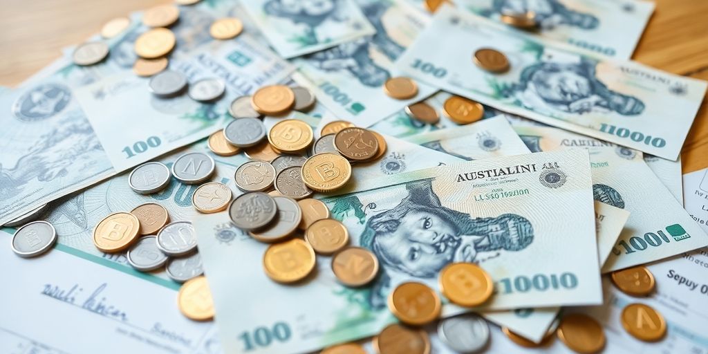 Australian tax document with currency.