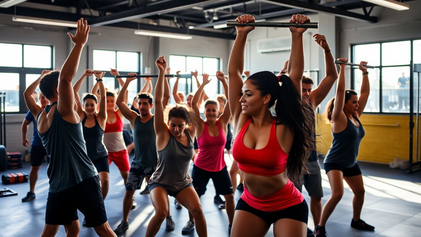 CrossFit athletes training in a Perth gym