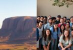 Australian landscape and diverse community connection.