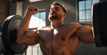 Powerlifter lifting heavy weights in Sydney gym