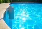 Sparkling Aussie pool with salt water chlorinator unit.