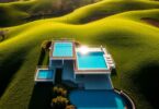 Elysia Wellness Retreat Hunter Valley pools and hills