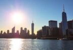 Australian cityscape at sunrise, news and information