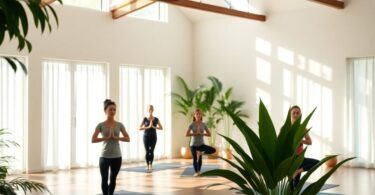 Peaceful yoga retreat in Melbourne.