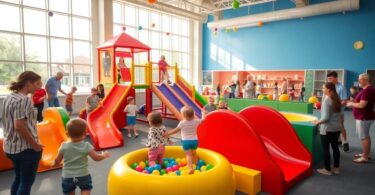 Kids playing at indoor Narre Warren playcentre