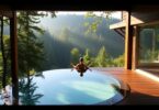 Person meditating at tranquil Victoria detox retreat