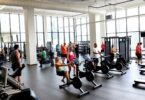 Melbourne gym with people exercising on various equipment