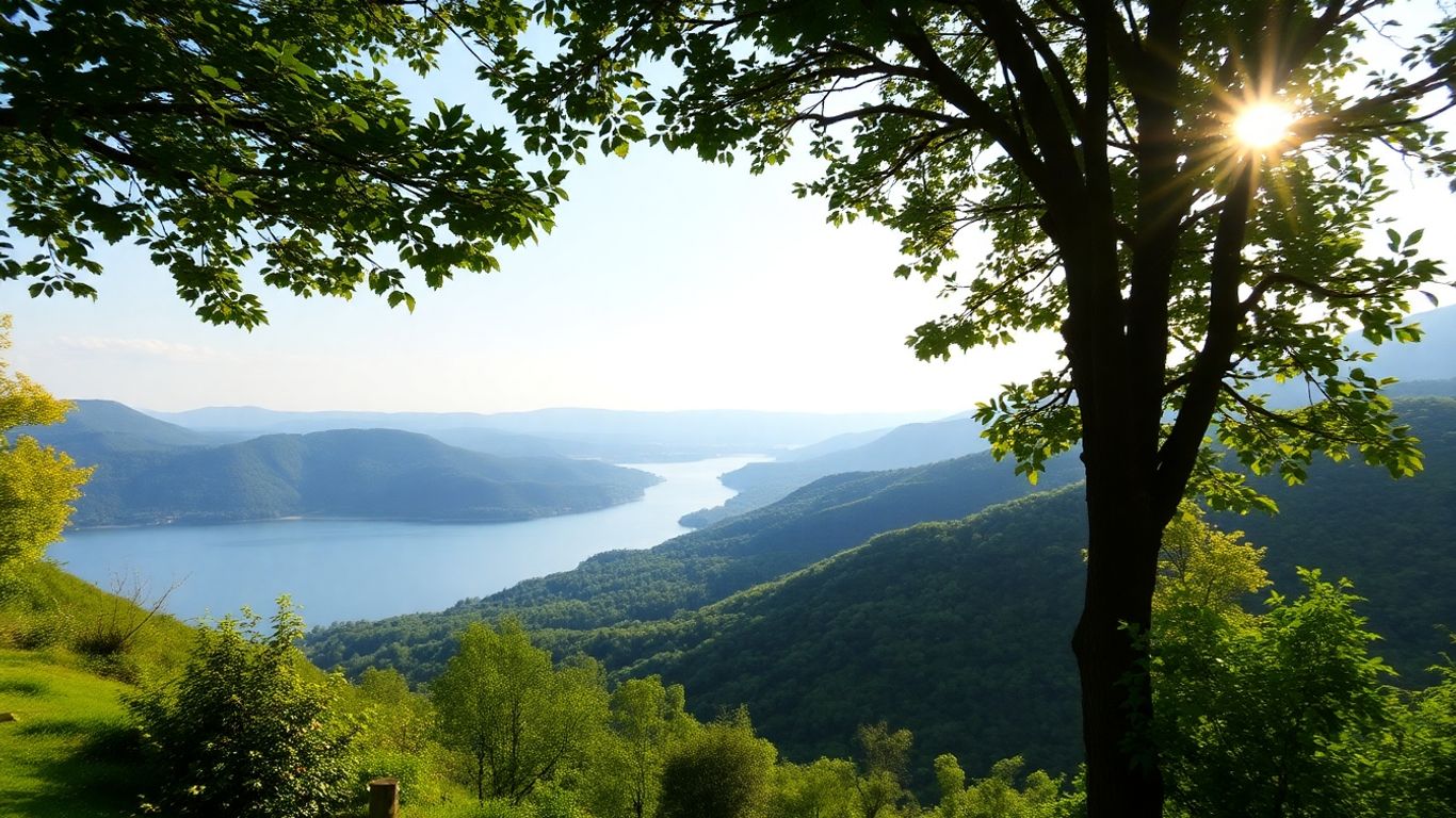 Peaceful health retreat landscape near NSW.