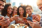 Australians earning money with survey jobs on phones.
