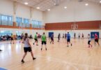 People playing indoor sports at Maitland Indoor Sports Centre.
