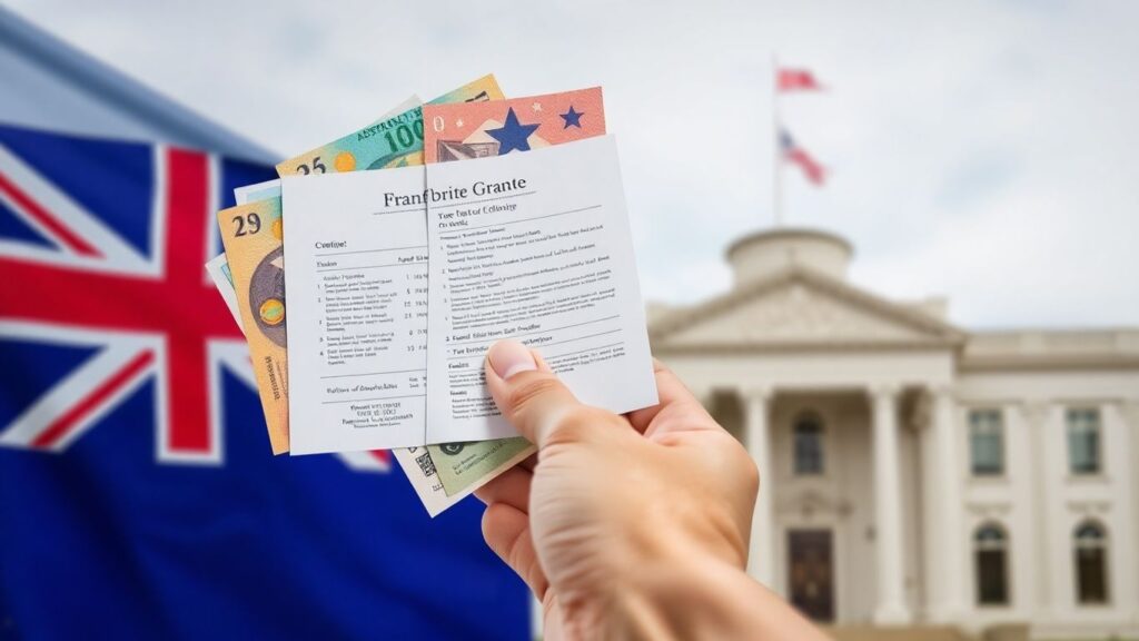 Australian DHHS grant qualification explained visually.