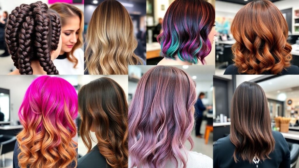 Australian hairdressing chains' top styles and salons.