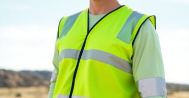 High vis vest in Australian outdoor setting