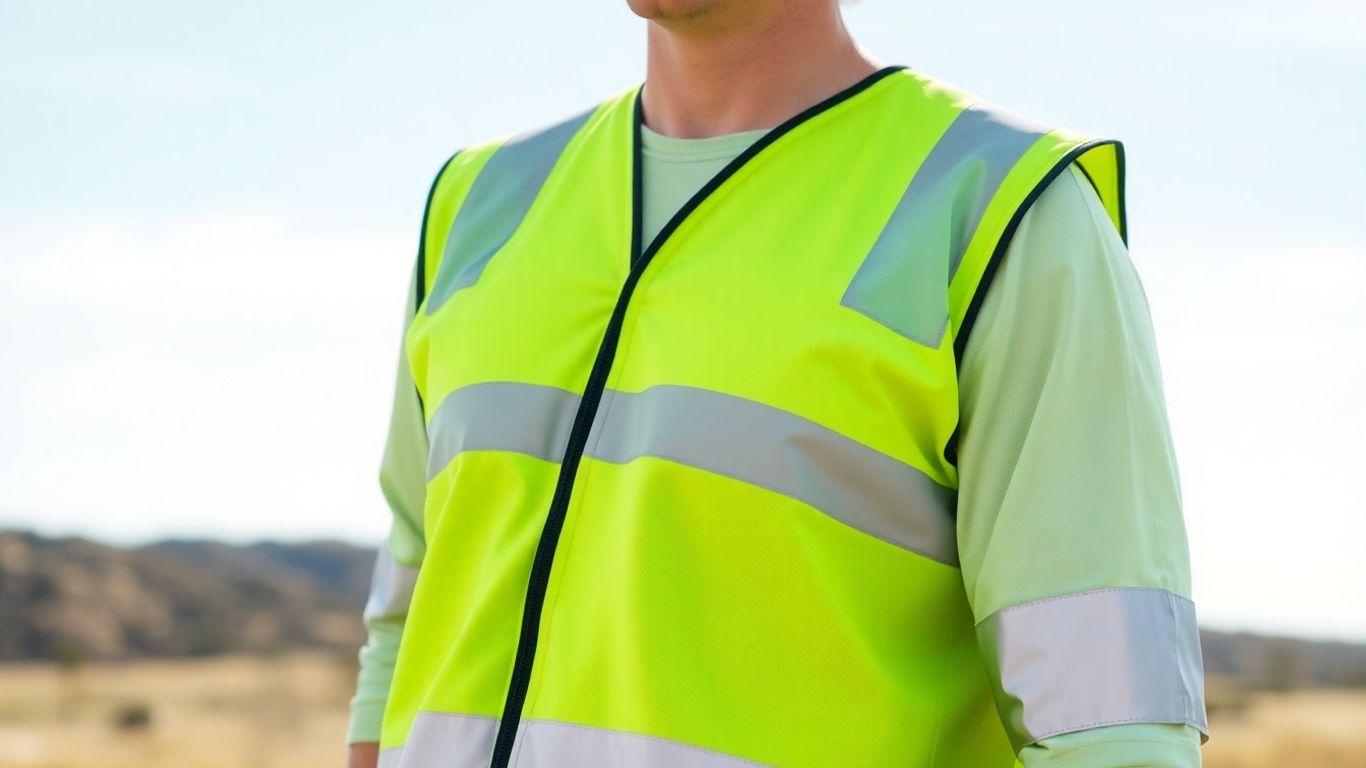High vis vest in Australian outdoor setting