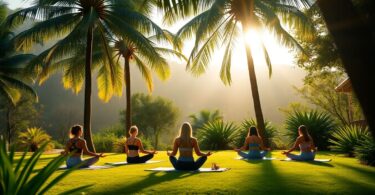 Health retreat on Sunshine Coast with yoga