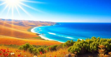 Artistic landscape of Western Australian coast