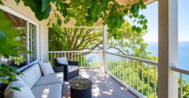 Peaceful Brisbane retreat with lush greenery and calm water.