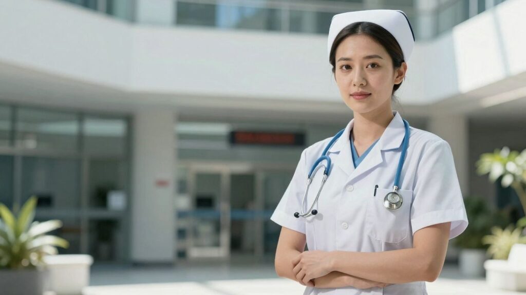 Nurse in Australia, ready for registration.