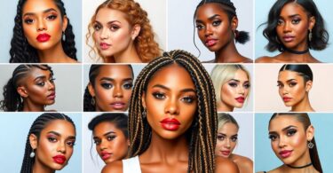 Australian beauty and hair trends: diverse styles.