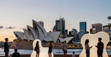 Australian startups, innovation, growth, cityscape, future