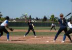 Penrith Softball Club players in action on the field.