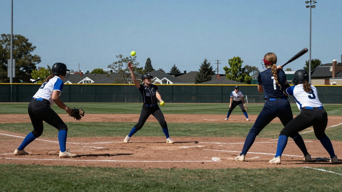 Penrith Softball Club players in action on the field.