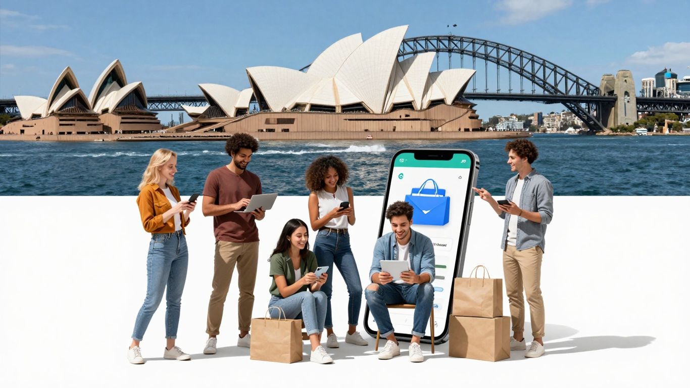 Selling online in Australia with happy shoppers.
