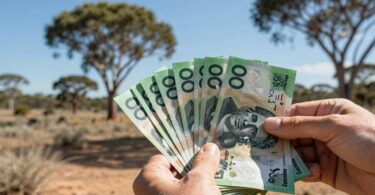 Australian dollars and landscape for investment guide.