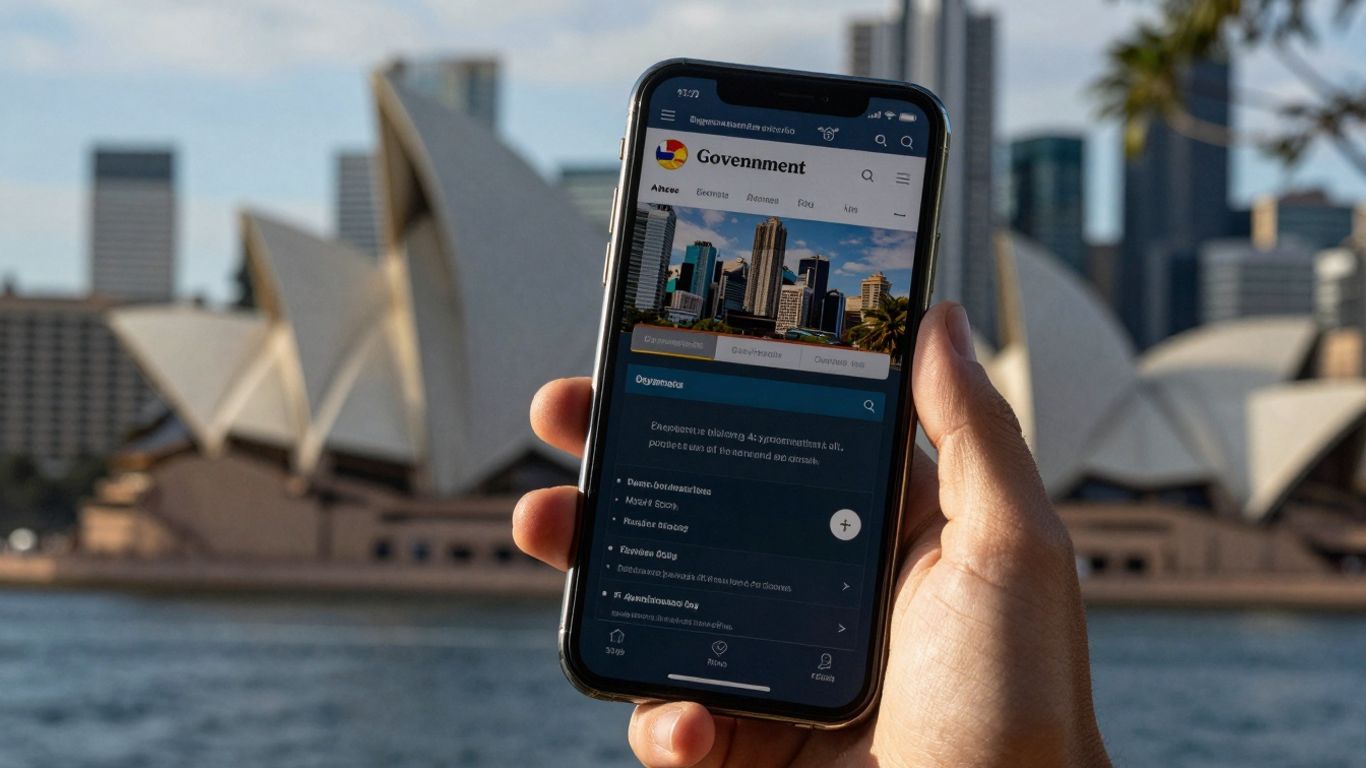 Applying for Australian government grants online.