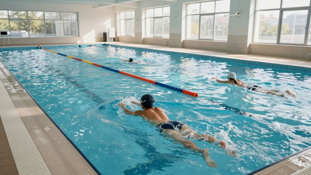 Paragon Swimming Centre pool with swimmers