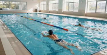Paragon Swimming Centre pool with swimmers