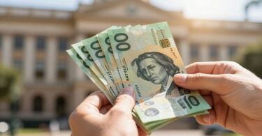 Australian dollars and government building for funding grants.