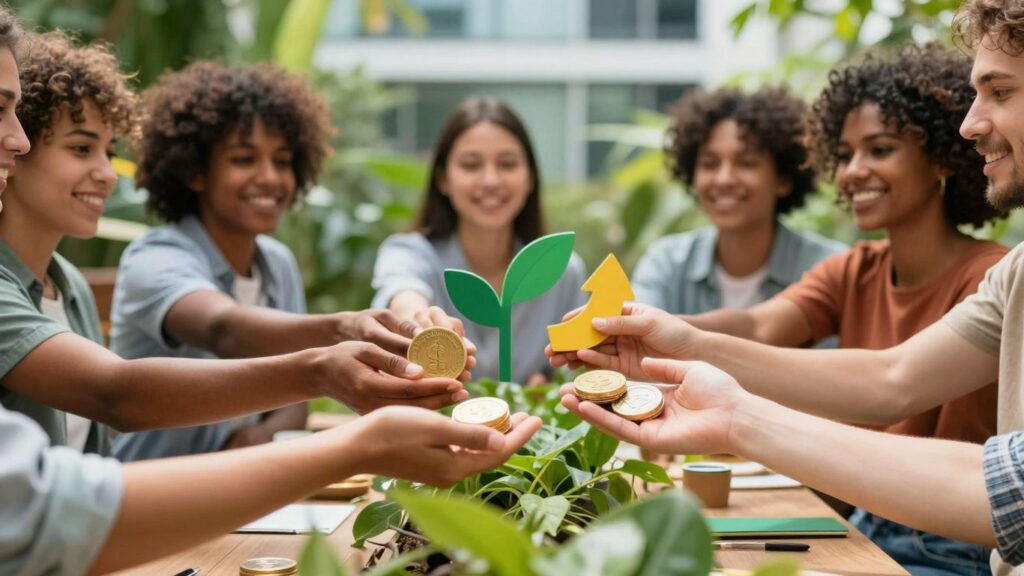 People working together for not-for-profit funding in WA.