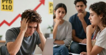 Australians discussing cost of living pressures.