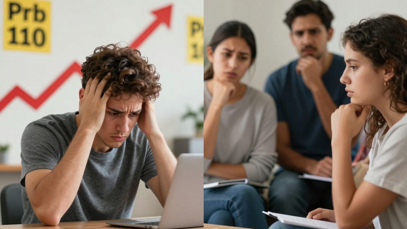 Australians discussing cost of living pressures.