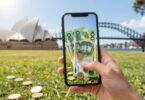 Australian surveys for money with cash and landmarks.